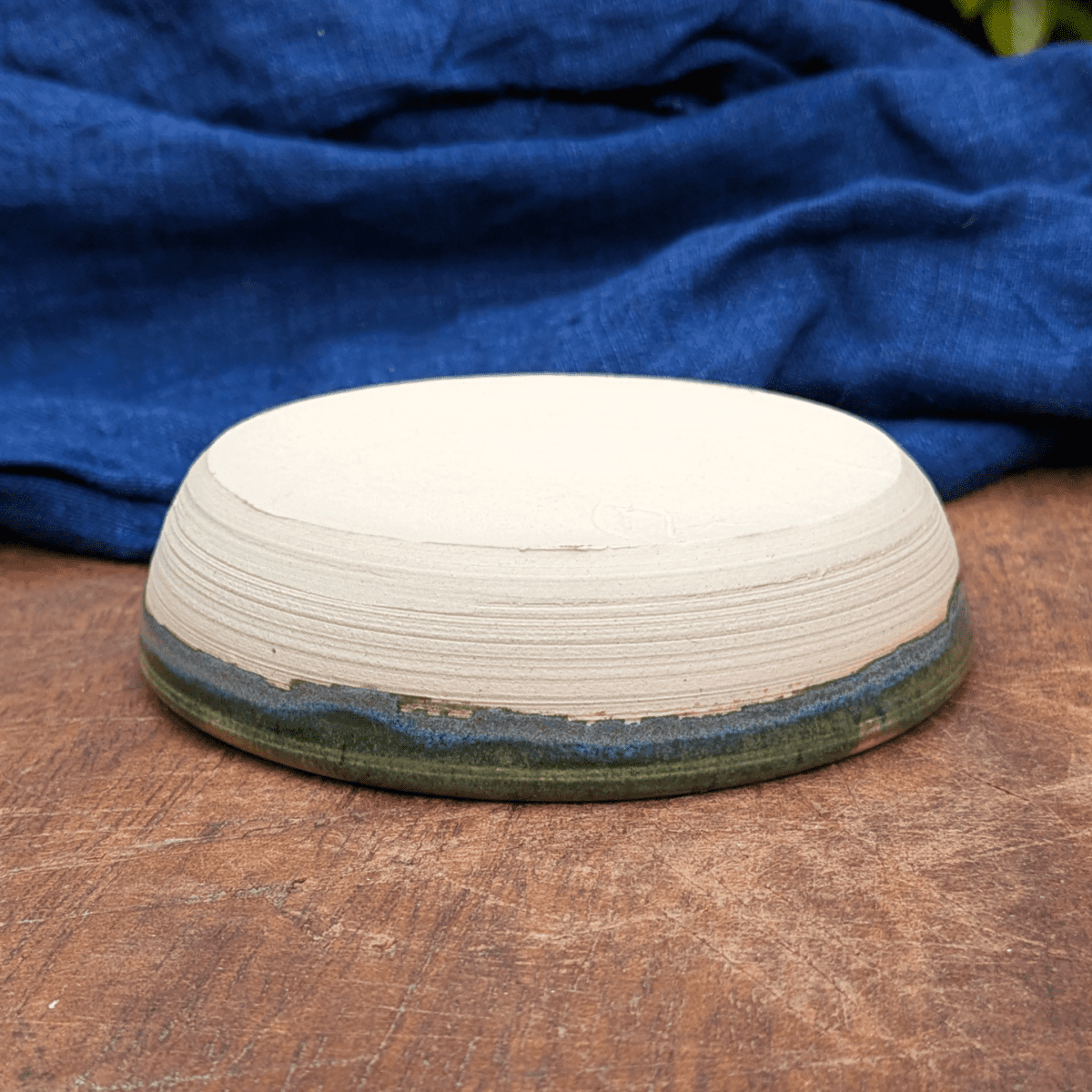 Mottled Green Ceramic Garlic Grater