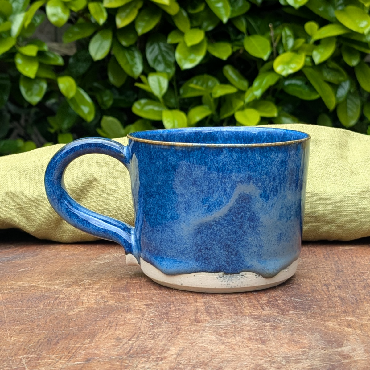 Blue Mug with Hot Chocolate