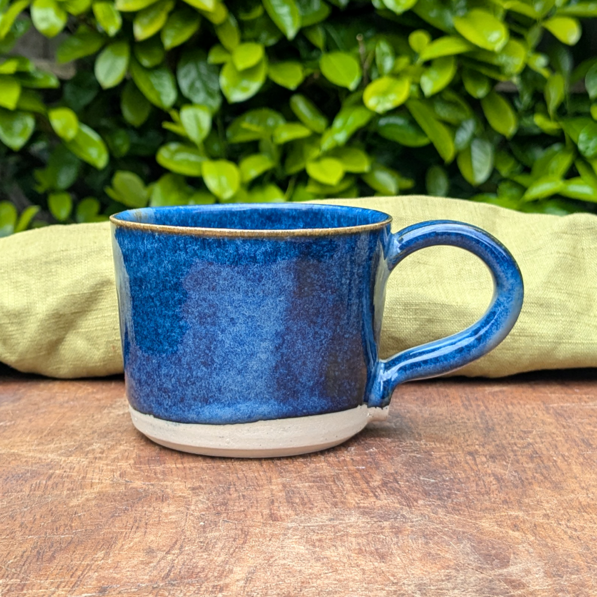 Blue Mug with Hot Chocolate