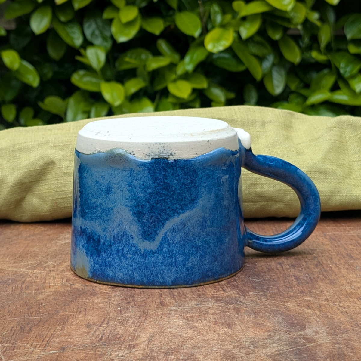 Blue Mug with Hot Chocolate
