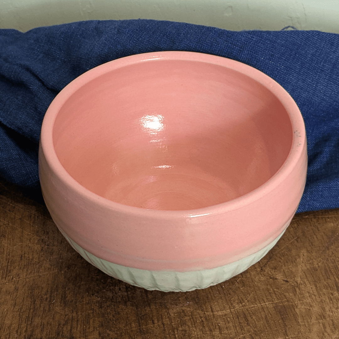 Small Pink Serving Bowl 13cm